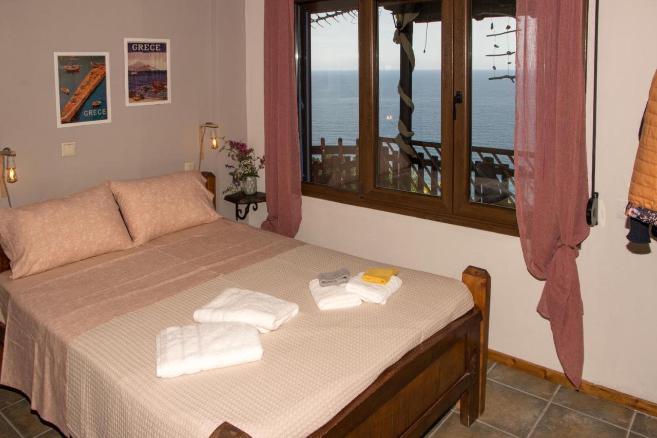 Balcony On The Rocks Villa Agioi Saranta Eksteriør bilde